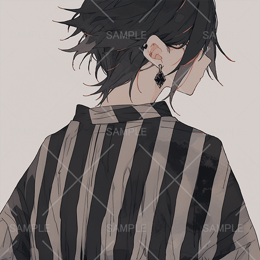 女の子後ろ姿アイコンのおすすめイラスト