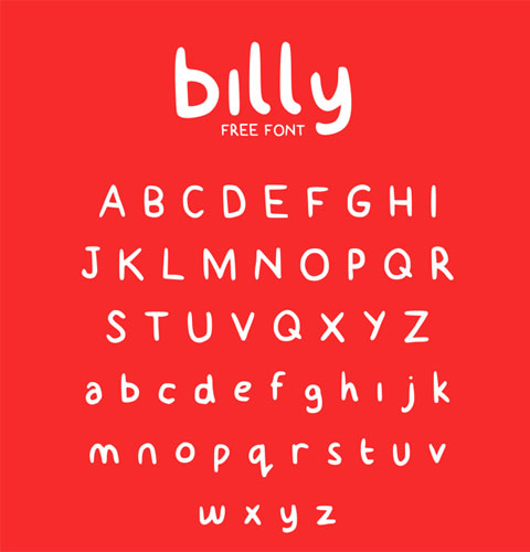 Handwritten-Style Free Fonts CollectionCute English Design Fonts