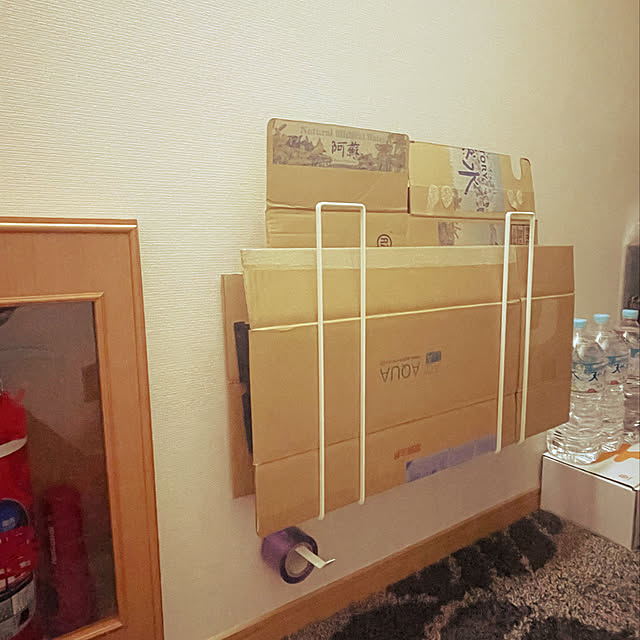 1000円以下！ 無印良品とダイソーで作るダンボール収納 LEE