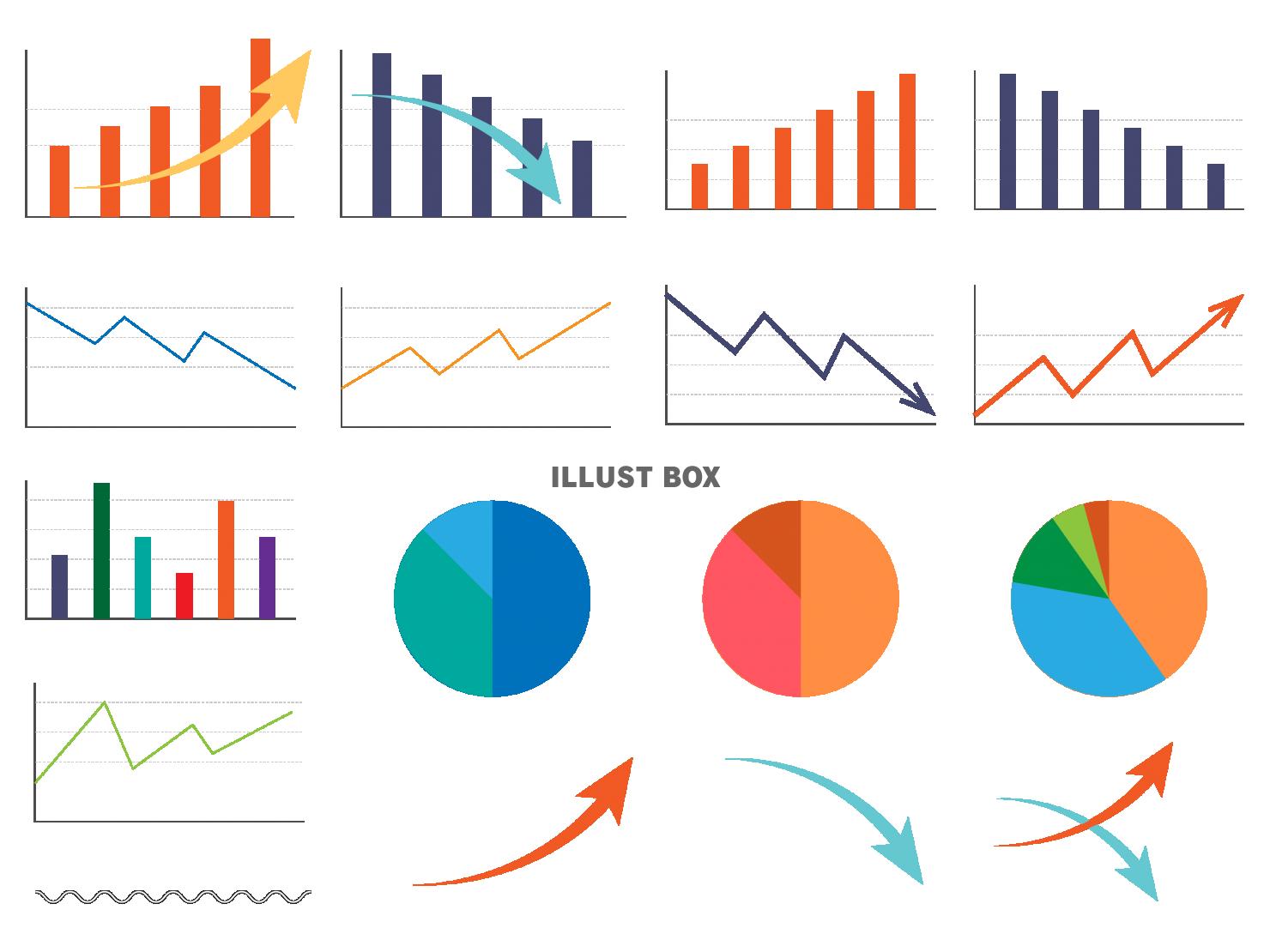 グラフテンプレート～無料のフリーイラスト素材集