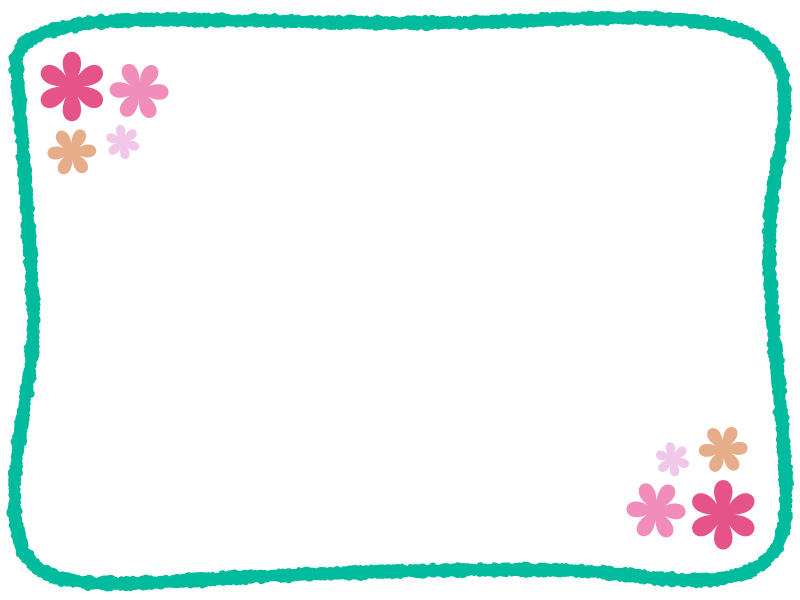 かわいい水玉の長方形フレーム素材のイラスト素材FYI07442534ストックフォトの Qlean Market キュリンマーケット