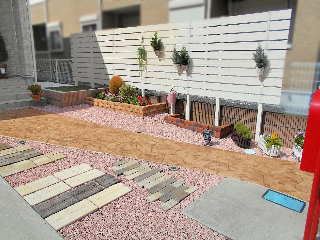 スタンプコンクリートの施工事例