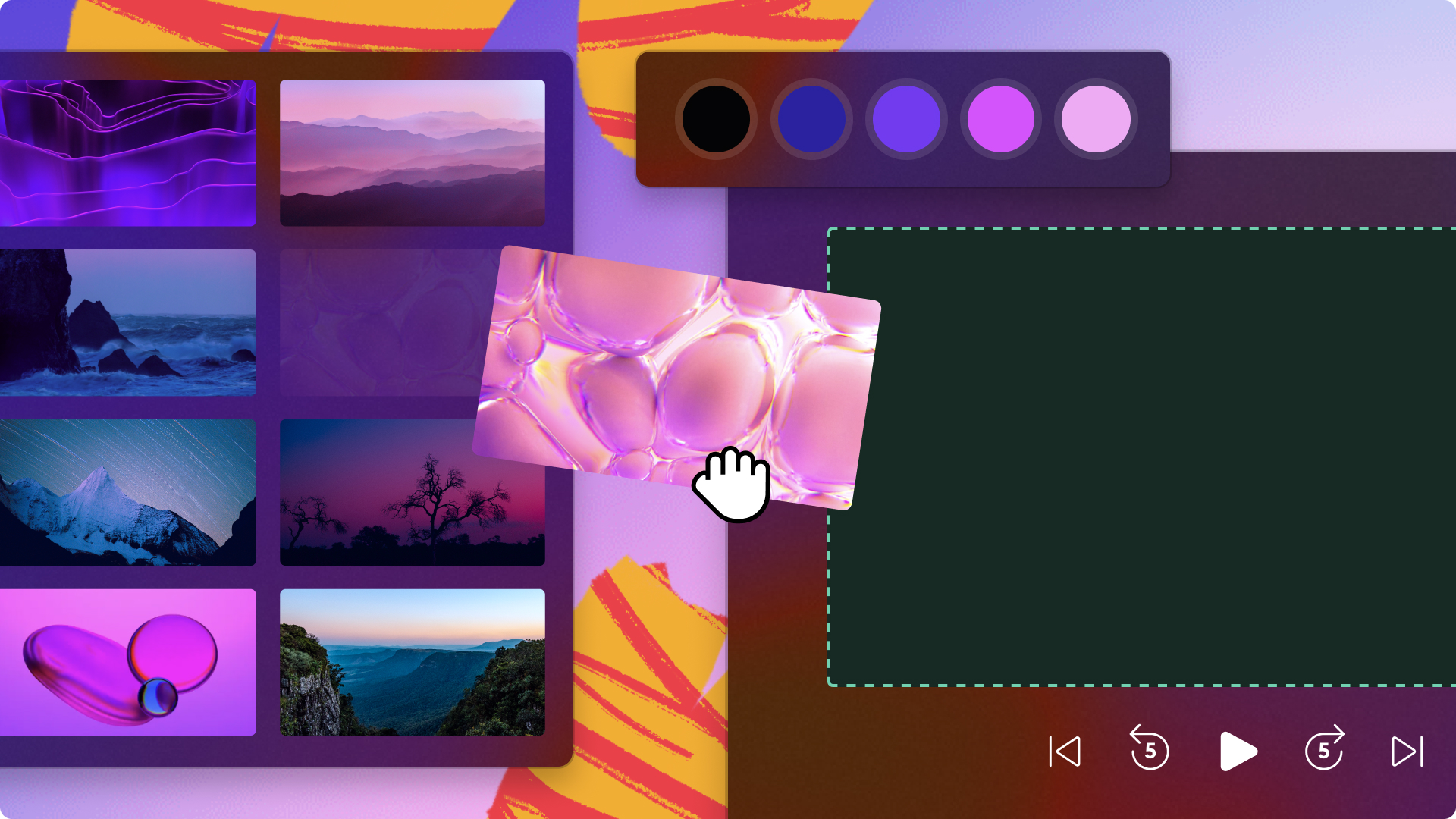 カウントダウン動画素材ムビサポ