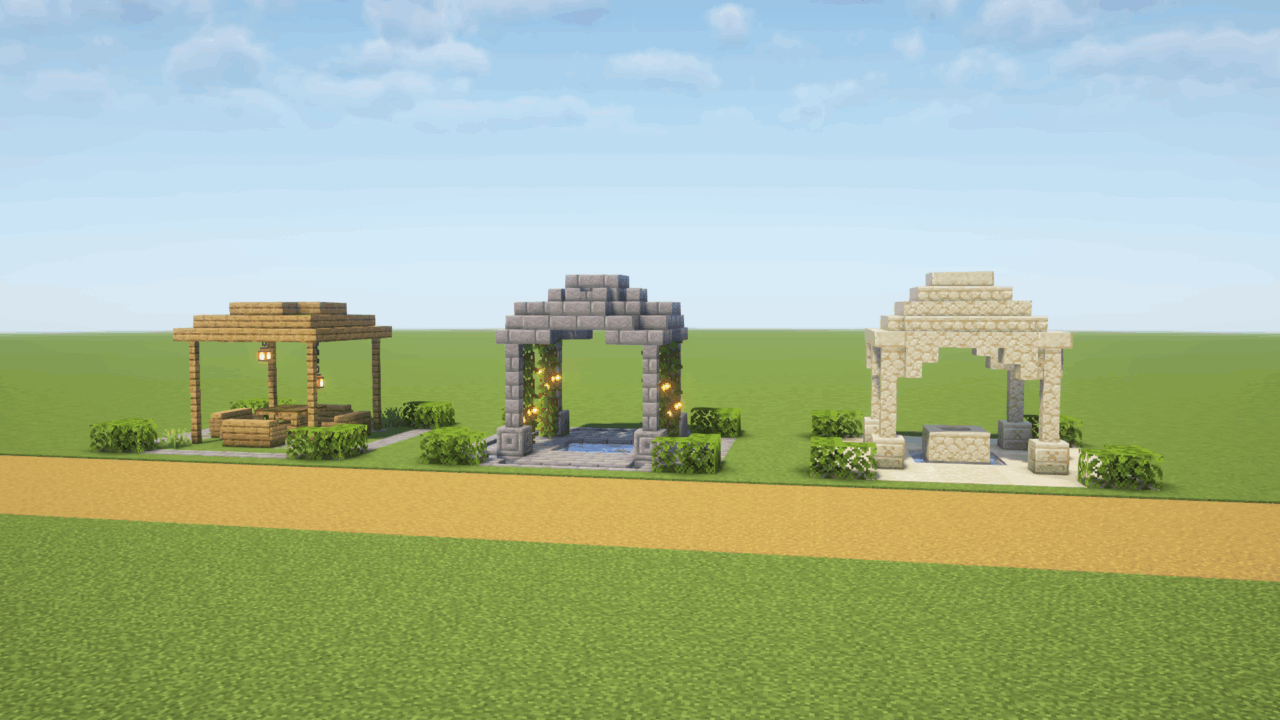 マイクラ 初心者でも作れる木材縛りの2階建て拠点 マイクラ建築Minecraft