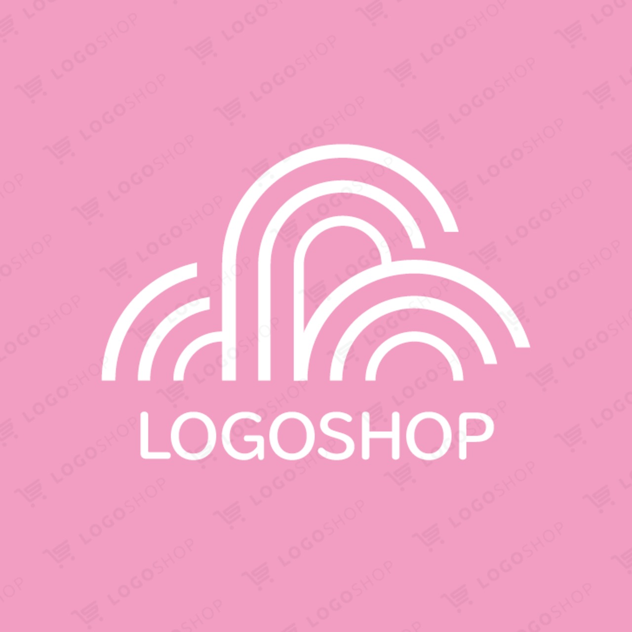 ロゴ作成デザインです。マルロゴ虹色の種カラフルをイメージしたロゴマークです