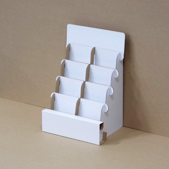 Amazon.co.jp: ダンボール什器 即売会 ディスプレイ イベント 傾斜かざり棚 組立式 幅300mm 日本製ポストカード グッズ シールノート カタログ: 文房具・オフィス用品