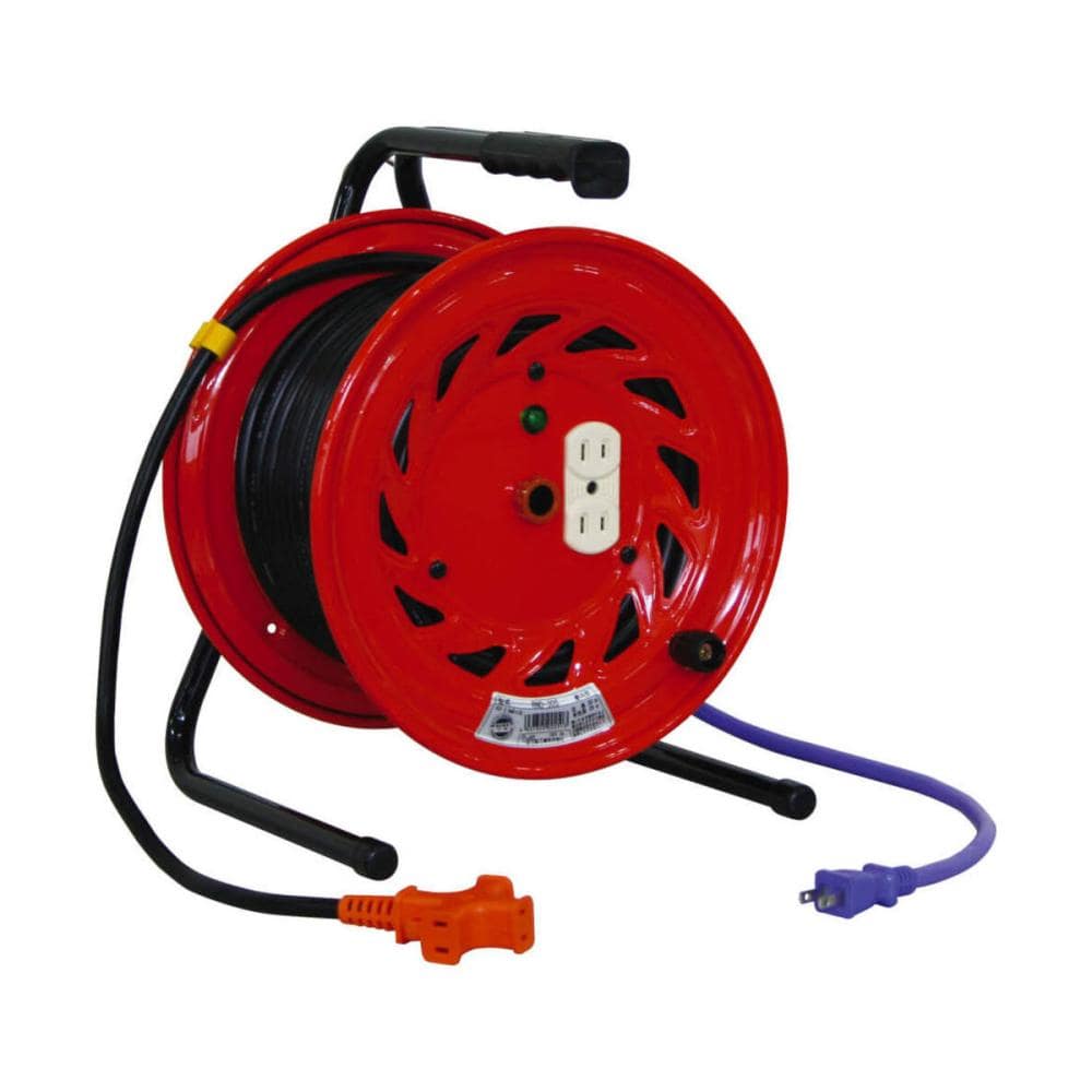 ハタヤ 電工ドラム 延長コードリール トクサンデーリール 単相100V30M1台品番：D