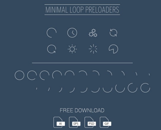 おにぎりローディングアニメーション無料動画素材ムビデコ