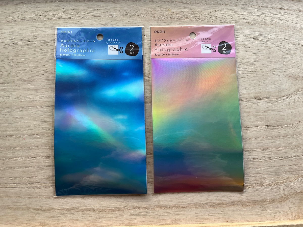 クリアホログラムシート クリアオーロラシート