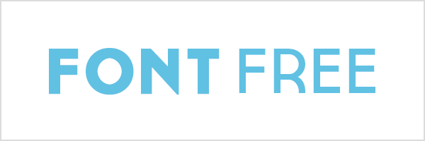 サンセリフ体英字フォントフリ