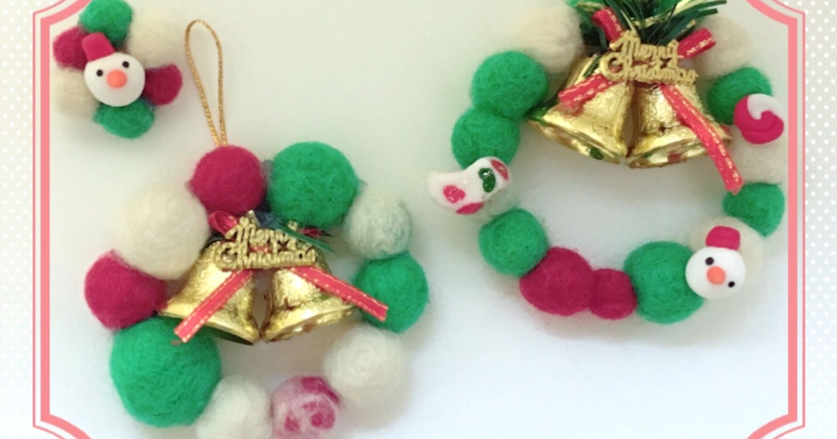 100均ーのフェルトボールでコースター。CAINZ DIY Square