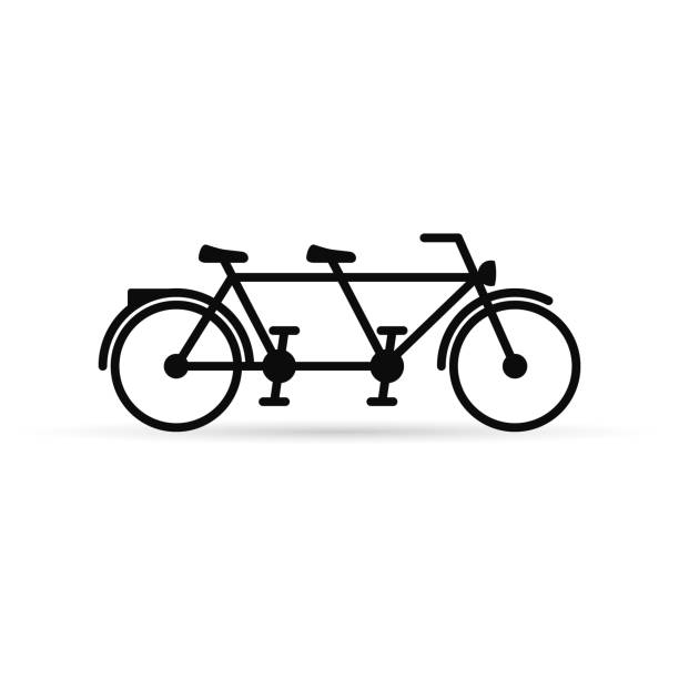 簡単な自転車のアイコンのベクター イラストを使用のイラスト素材・ベクター Image 30412448