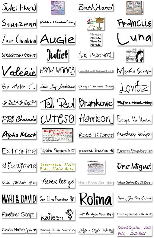 デザインが格段オシャレになる！筆記体フリーフォント９選