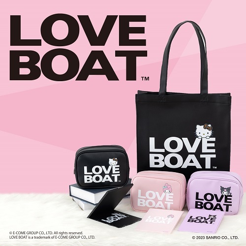 財布 LOVEBOAT（ラブボート）ブランドロゴワンポイント刺繍キルト三つ折財布 レディース 数多い