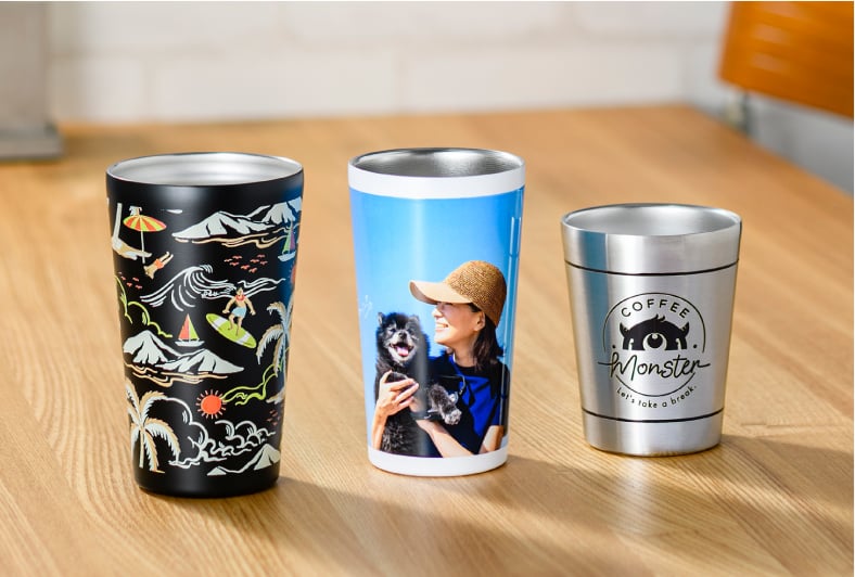 フラップ付き二重構造クリアタンブラーが1個からオリジナル作成可能！360度フルカラー印刷サービス開始 2024 11 08株式会社MAWのプレスリリース