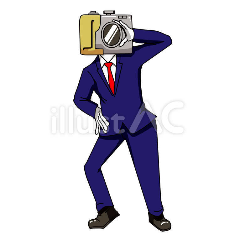 カメラマンイラスト - No: 1203984無料イラスト・フリー素材なら「イラストAC」