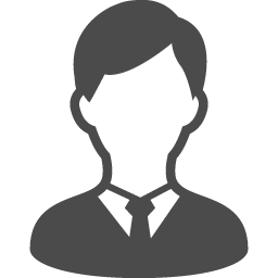 パソコン操作をする人のシルエットアイコン無料イラスト素材素材ラボ