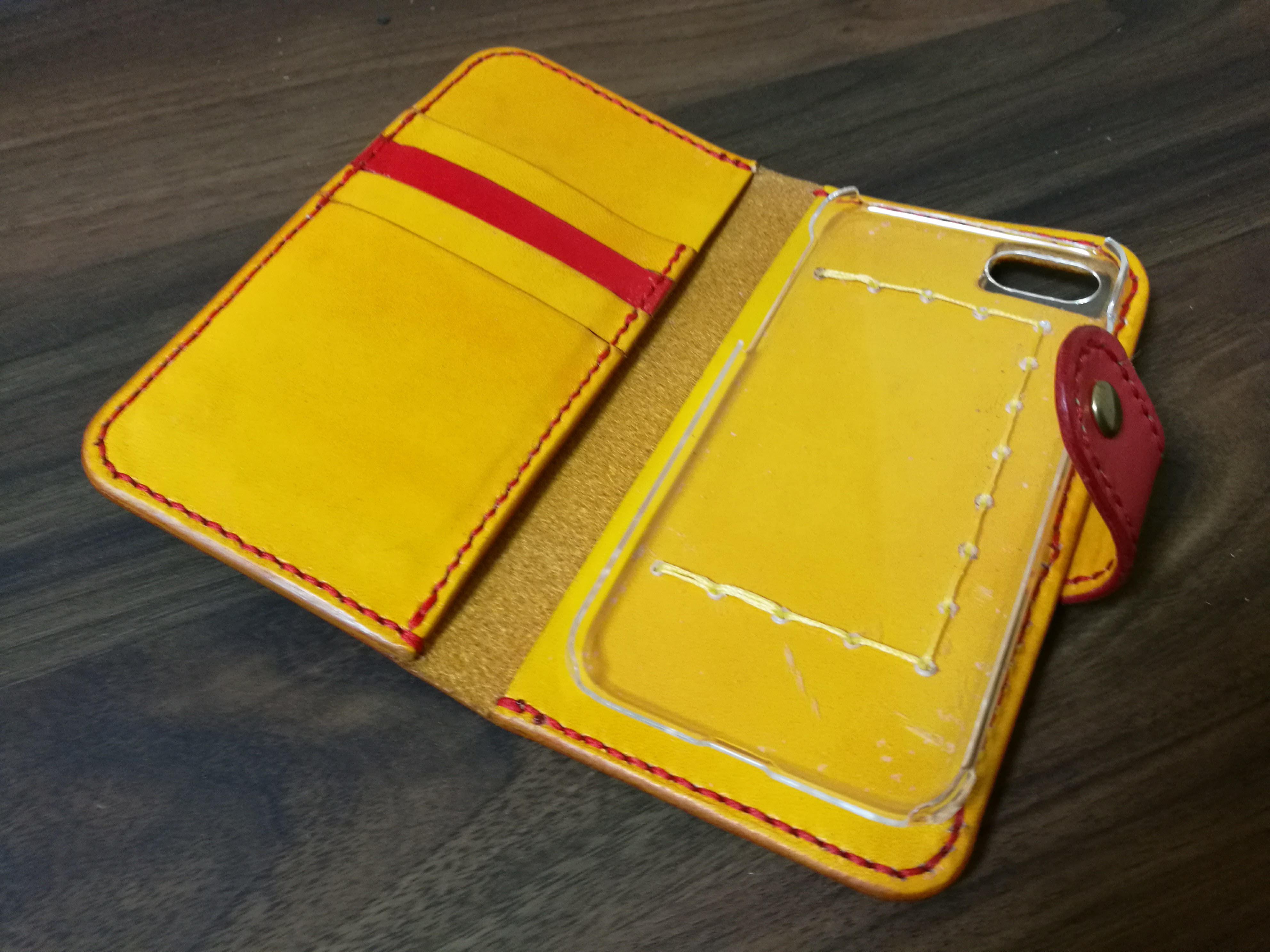 無料型紙 A4カット合皮で作るスマホポシェット – LUU ハンドメイドブログ