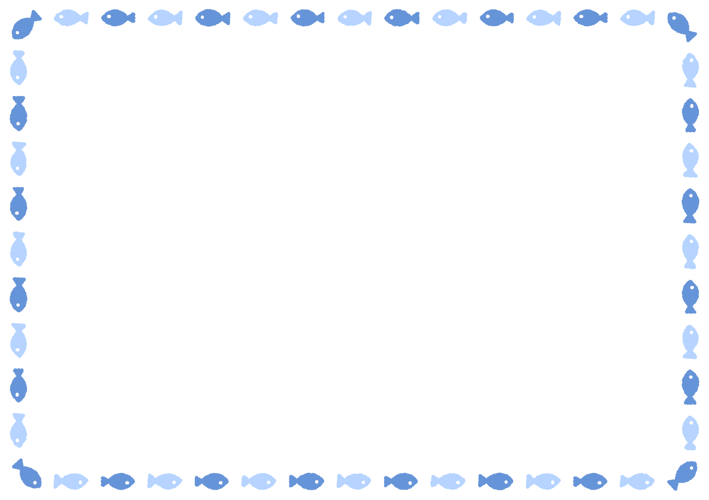 フレーム カラフルな模様・デザインのフレーム・飾り枠のイラスト無料のフリー素材