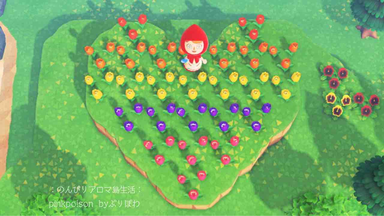 あつ森 これいいかも！ちょうちょ型の池レイアウトがめっちゃ良い感じな件! - あつ森まとめ速報