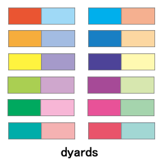 絵描きが考える おしゃれ・かわいい色の組み合わせ10選！ 2色編ironeiro Blog2人組アーティストのゆるい暮らし