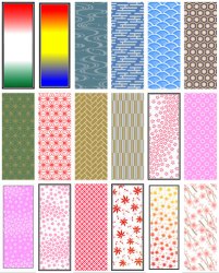 千社札 せんじゃふだ シール 制作例 - 丸信のシール印刷・ラベル印刷・ステッカー印刷