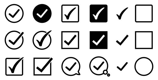 チェック」アイコン・マークのフリー素材 商用可