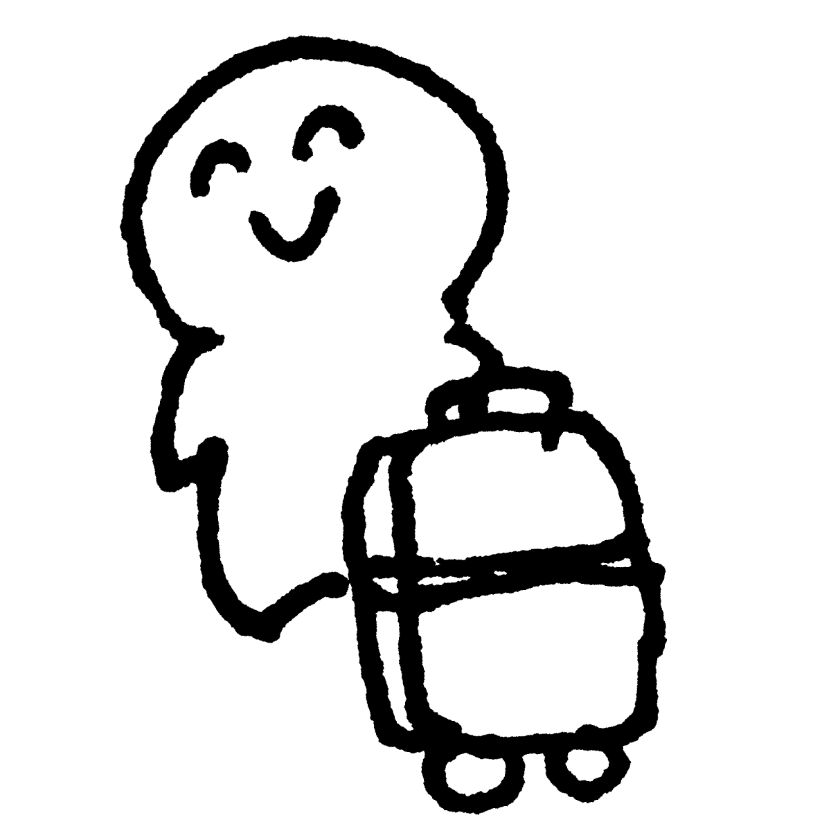 スーツケース キャリーケース イラスト