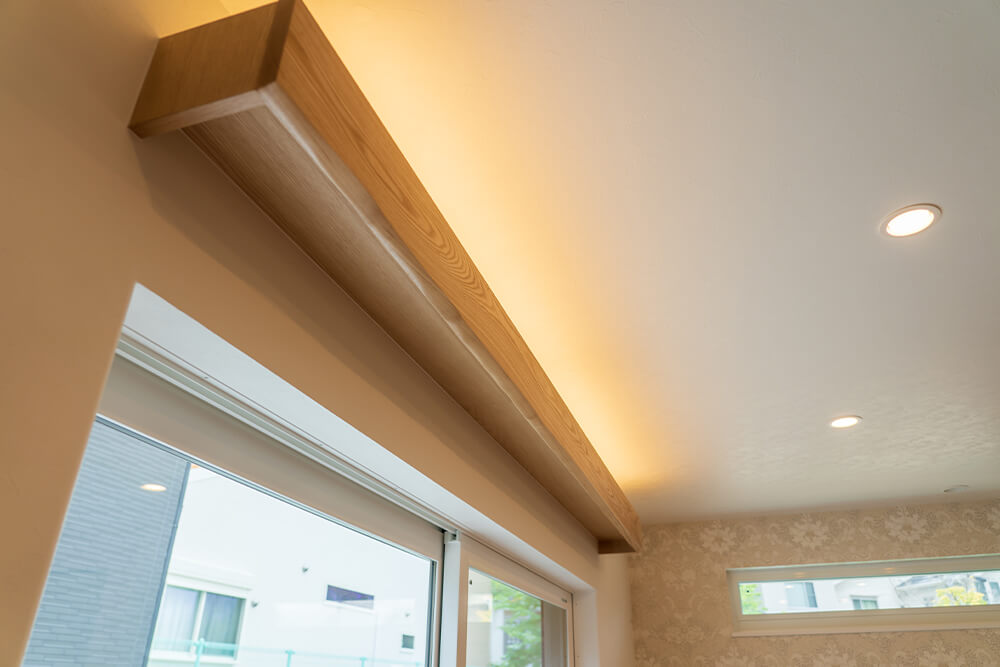 コーニス照明の失敗例とは？寸法や図面に注意しておしゃれな室内を工務店 八幡 青梅の高気密高断熱の家