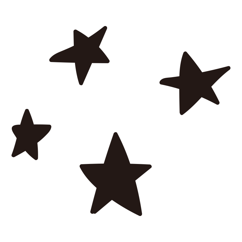 かわいい星の無料イラスト・商用フリーオイデ43