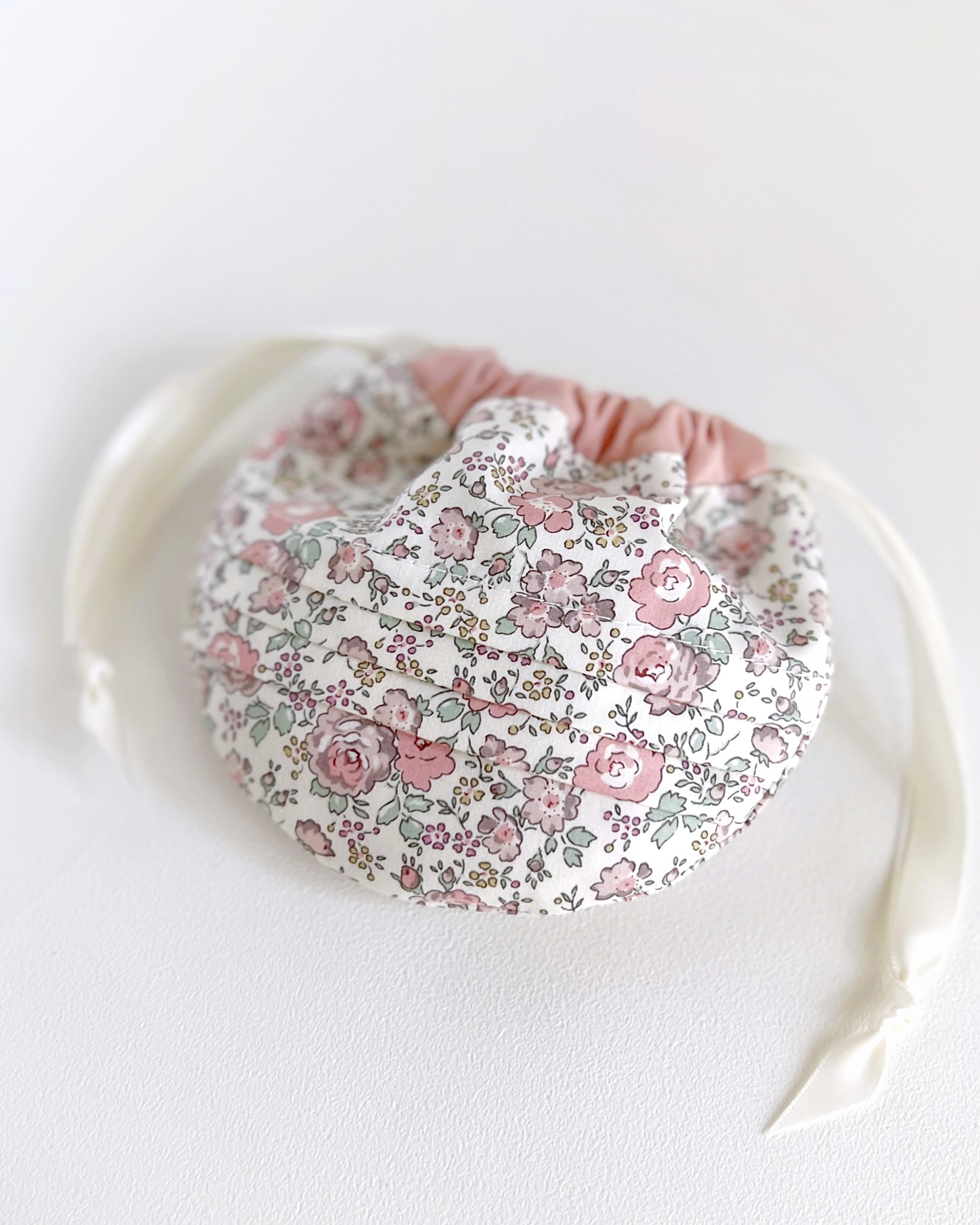 簡単 縁つき丸巾着 作り方・型紙 Drawstring Bag Tutorial ＆ Patternどんぐりの日々の楽しみ