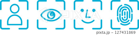虹彩認証イラスト無料イラスト・フリー素材なら「イラストAC」
