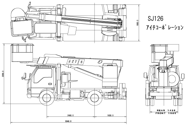 建築現場で資材や荷物を吊上げるユニック車の平面イラストのイラスト素材108417365- PIXTA