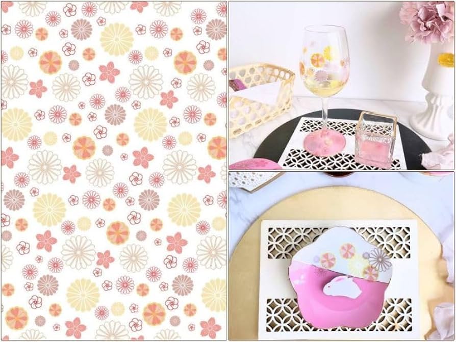 じわりじわりと人気のこちらの転写紙♡生徒様と可愛いを共有できる幸せ初心者も簡単に作れる世界に一つだけのあなただけの食器！日常が華やぐ福島県郡山市 ポーセラーツ教室Swallow：佐藤紗織