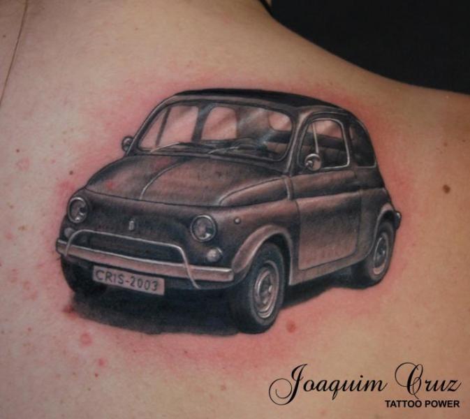 リアル 背中 車 タトゥー よって Tattoo Power