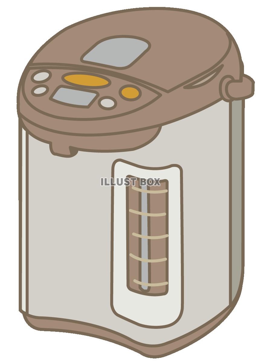 無料イラストちゃぶ台と昭和の電気ポットパブリックドメインQ：著作権フリー画像素材集