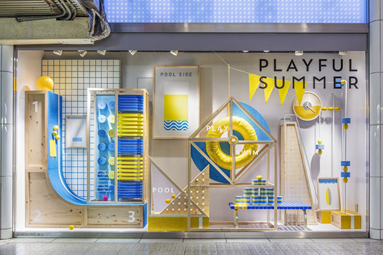 伊勢丹 ウィンドウディスプレイ 「浴衣セレクション2019」 - mado