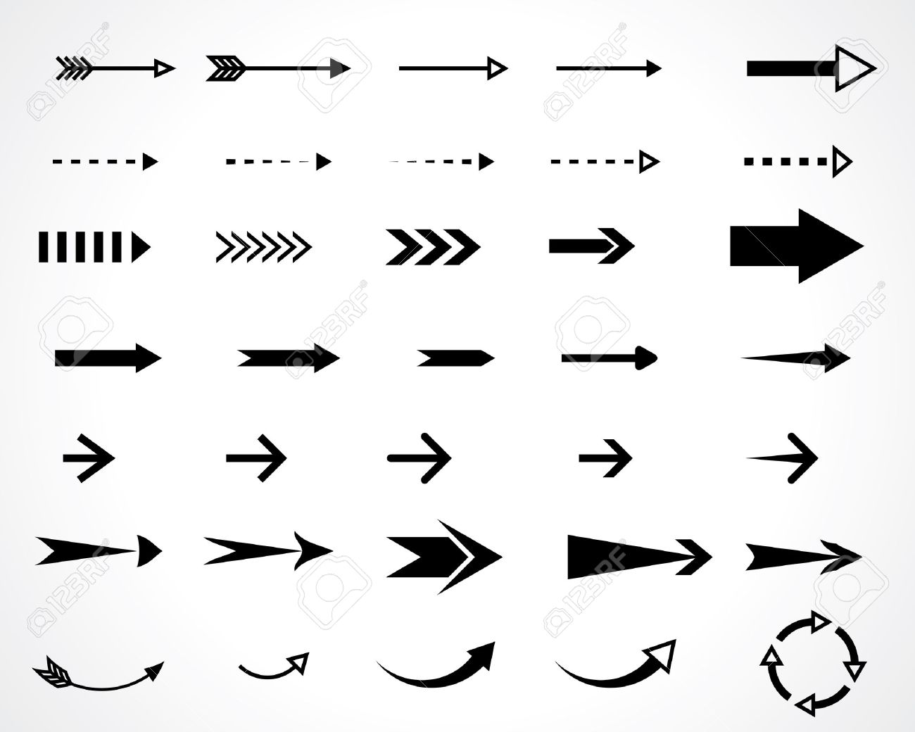 矢印 ベクター セット 直角矢印のイラスト素材 - PIXTA