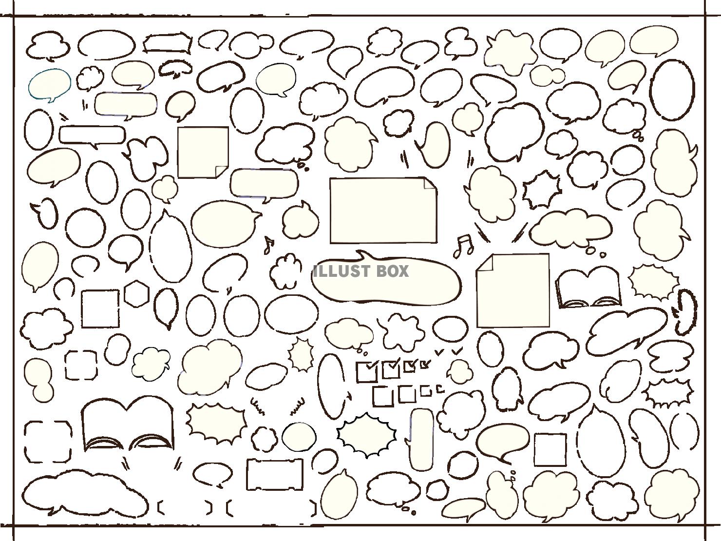 アンティークフレームイラスト