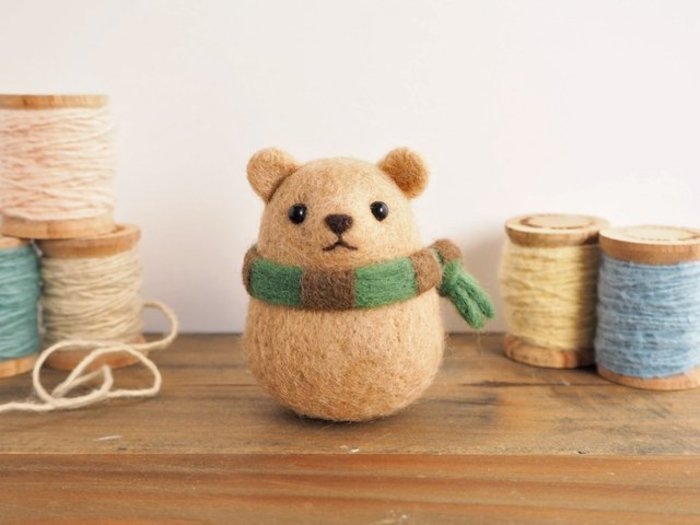 羊毛フェルト キーホルダー ぬいぐるみ 作ってみよう！100均の 羊毛フェルト で可愛いアニマルマスコット