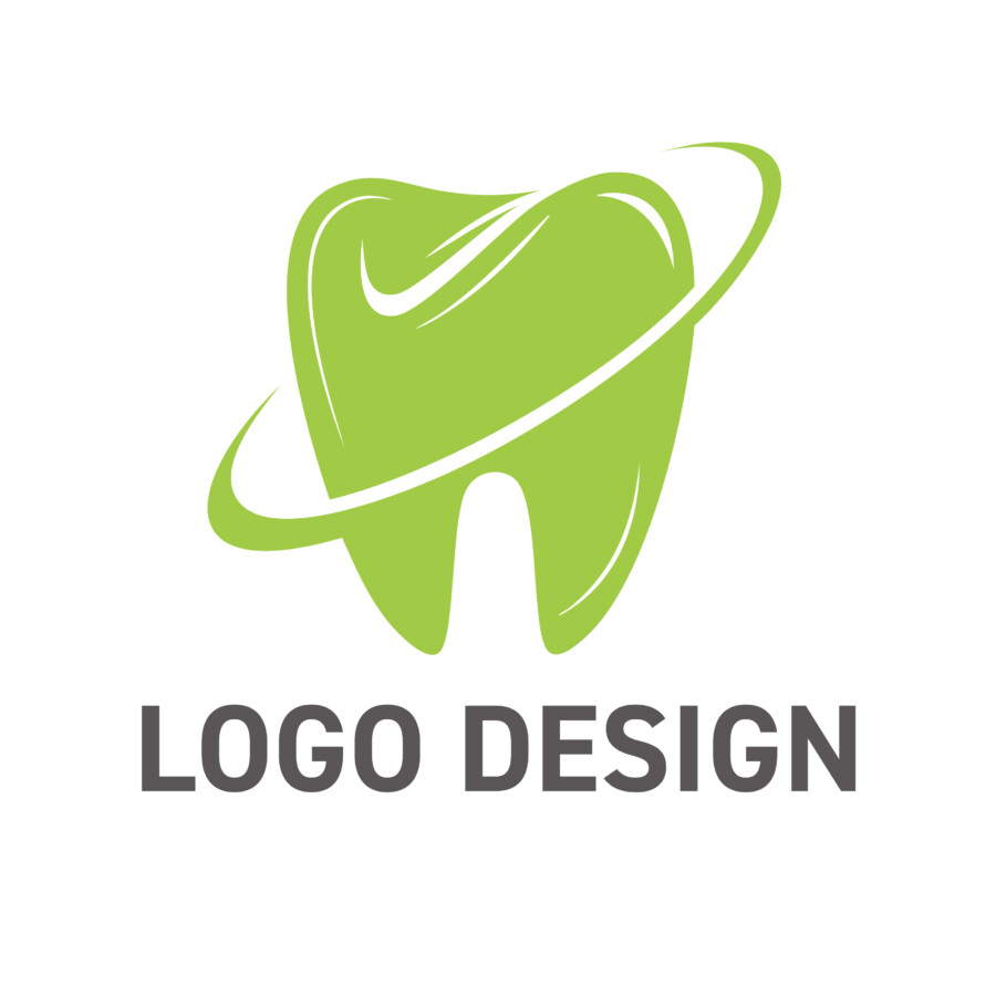 歯医者さんにオススメの輝く歯のロゴ：01751ロゴマークガーデンBASE店ロゴデザイン販売とブランディングの専門サイト