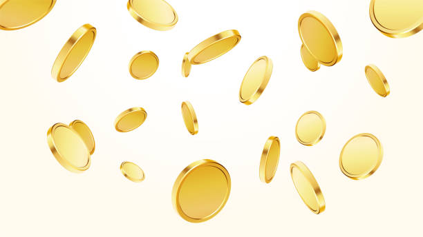 コインのフリーイラスト - シンプルな小銭・お金素材 - チコデザ