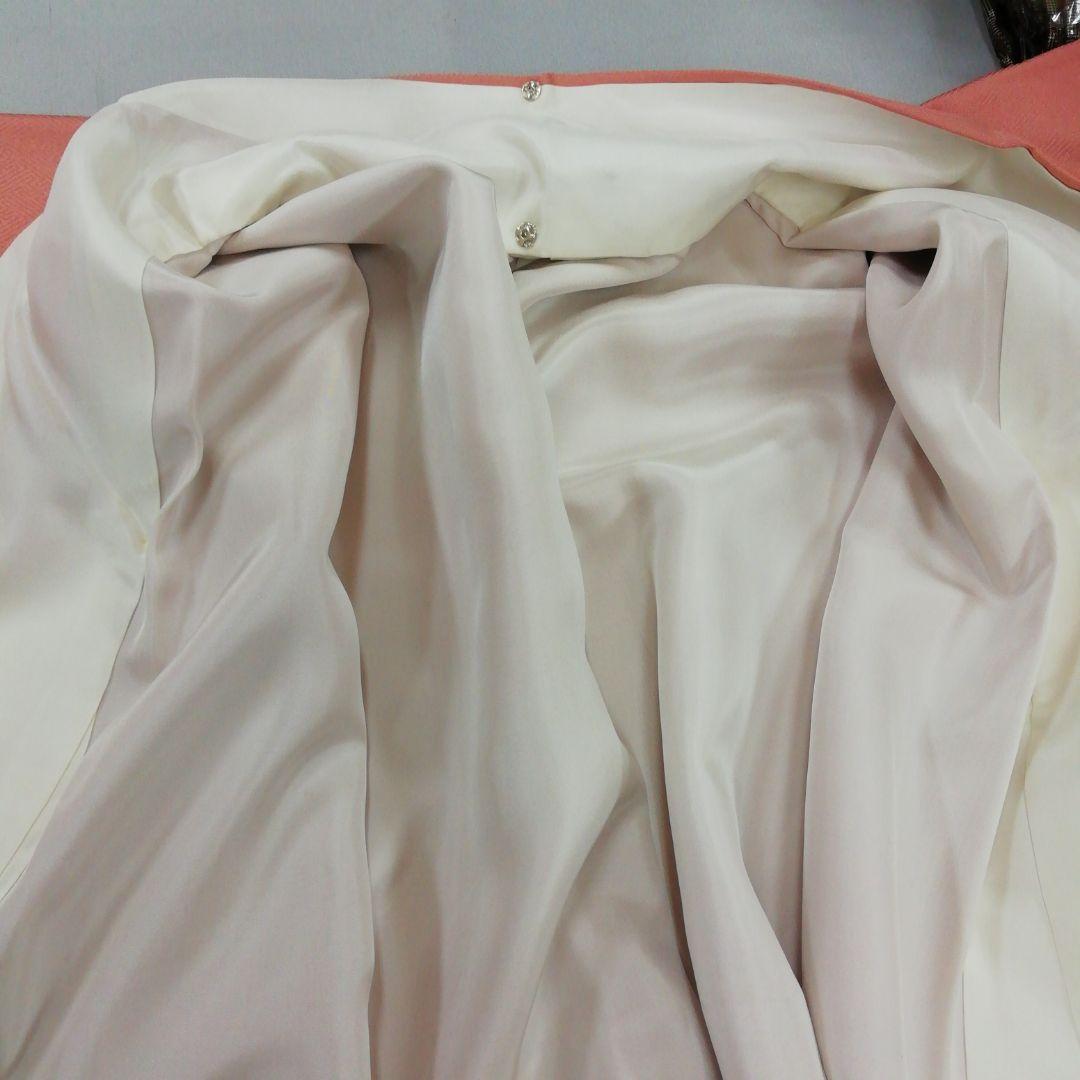 色無地 一つ紋 甚三紅 - からん::アンティーク着物・リサイクル着物の通販サイト