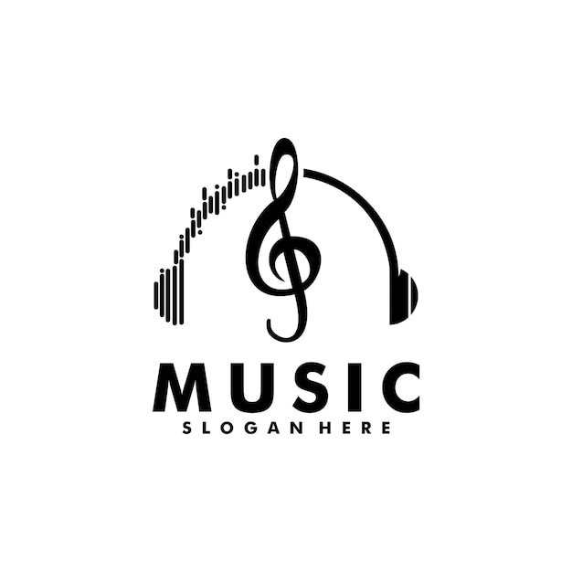 音楽ロゴストックベクター、ロイヤリティフリー音楽ロゴイラストDepositPhotos