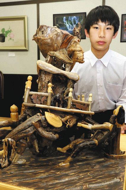 木工工作キット 荒波の帆船 自分でつくる木のおもちゃ 北海道の木製品 Wooden toy craft kit Hokkaido craftこだわりの和雑貨 和敬静寂 オンラインショップ