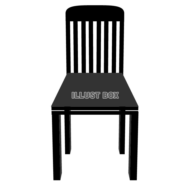 パイプ椅子イラストのフリー素材イラストイメージ