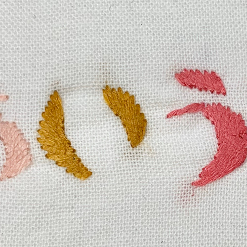 刺繍図案 A～Zのアルファベット – Sfil エスフィルカスタムオーダー刺繍＆刺繍図案・刺繍解説動画の制作オーガンジー刺繍