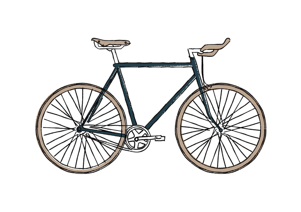 自転車に乗る男性の無料イラストフリーイラスト素材集 ジャパクリップ