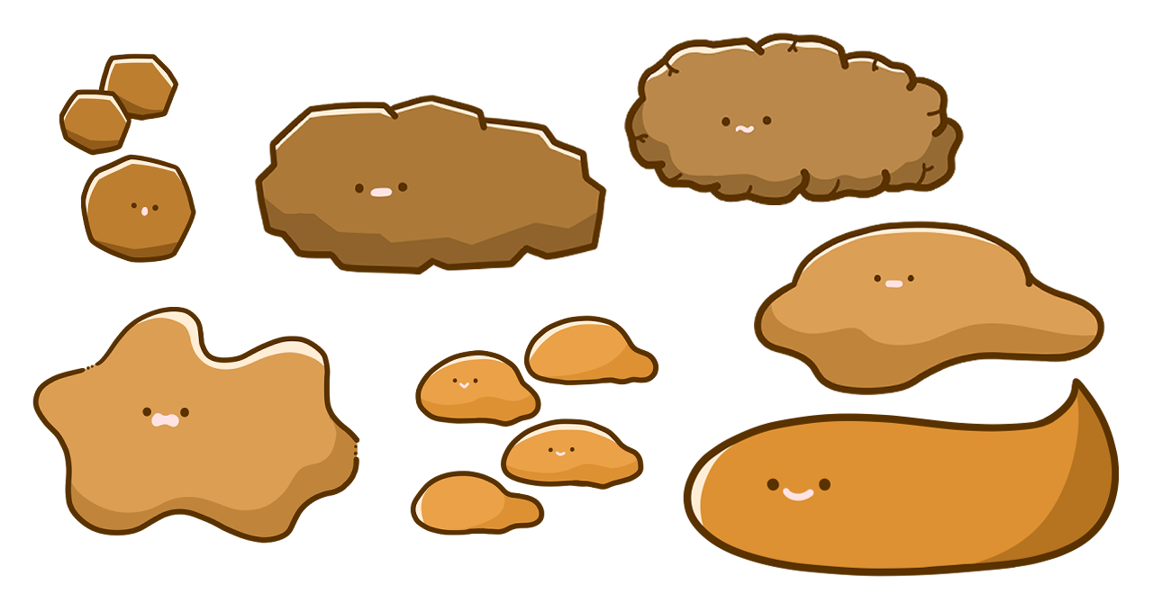 ゆめかわいいうんちのキャラクターセット イラスト素材6950747- フォトライブラリ