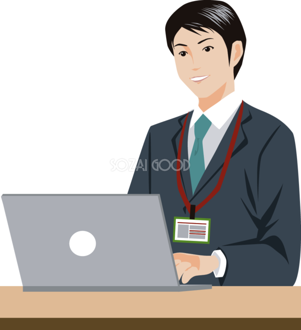 ビジネス英会話 男性 の無料イラストフリーイラスト素材集 ジャパクリップ